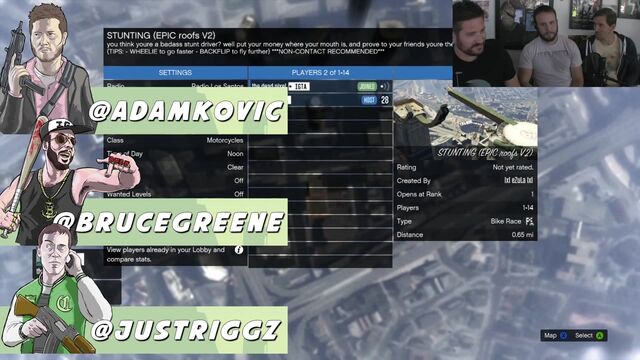 GTA 5 Gameplay SKY STUNTS - Inside Gaming